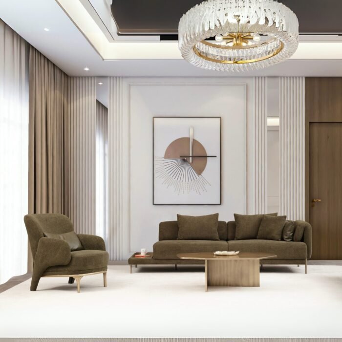 MOSS FABRIC ACCENT CHAIR - Image 5