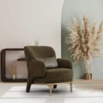 MOSS FABRIC ACCENT CHAIR
