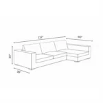 CORNER LONDON MODULAR SECTIONAL SOFA - Image 5
