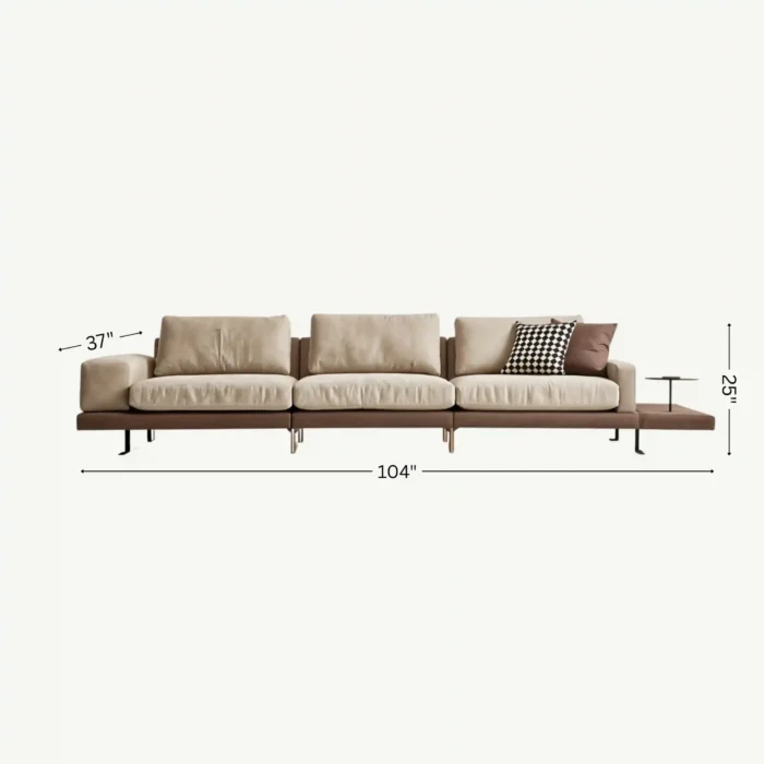 VERONA SOFA WITH SIDE TABLE - Image 8