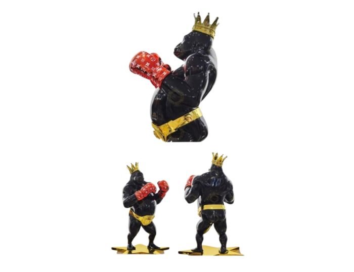 GORILLA FIGHTER STATUE - Image 2