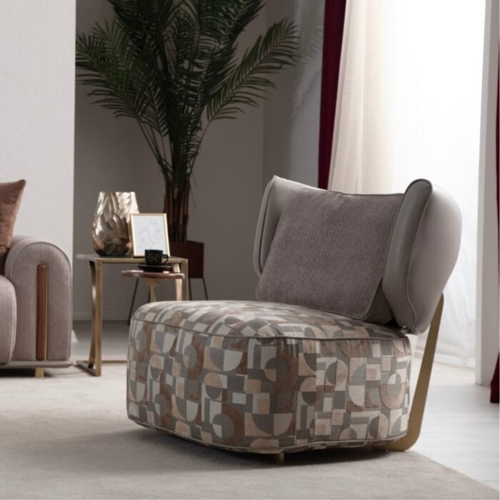 VELVETA ACCENT CHAIR TABLE PLUS - Image 9