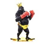 GORILLA FIGHTER STATUE