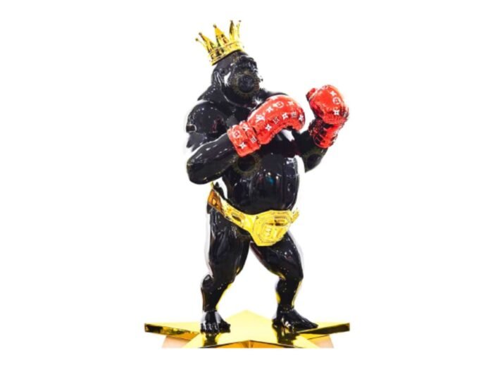 GORILLA FIGHTER STATUE - Image 3