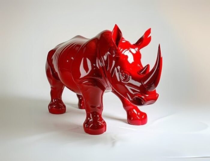 GRAND RHINO SCULPTURE - Image 3