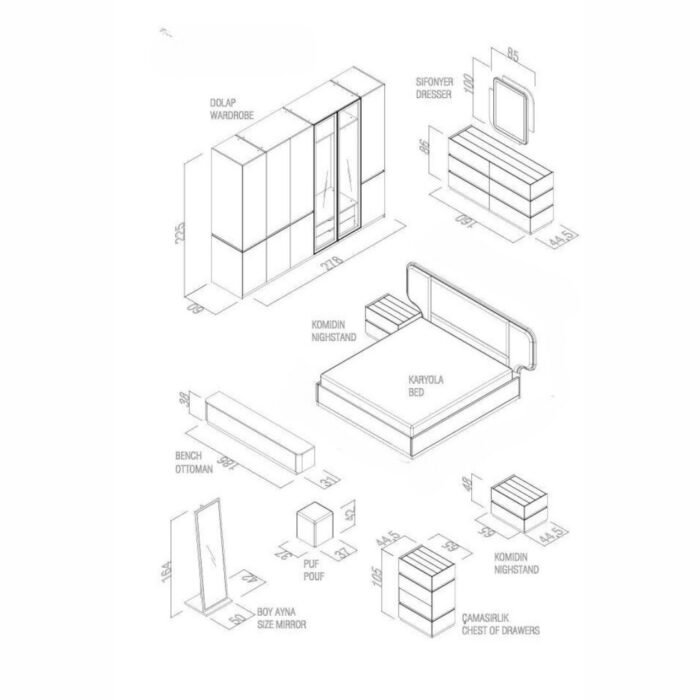 EDEN BEDROOM SET - Image 8