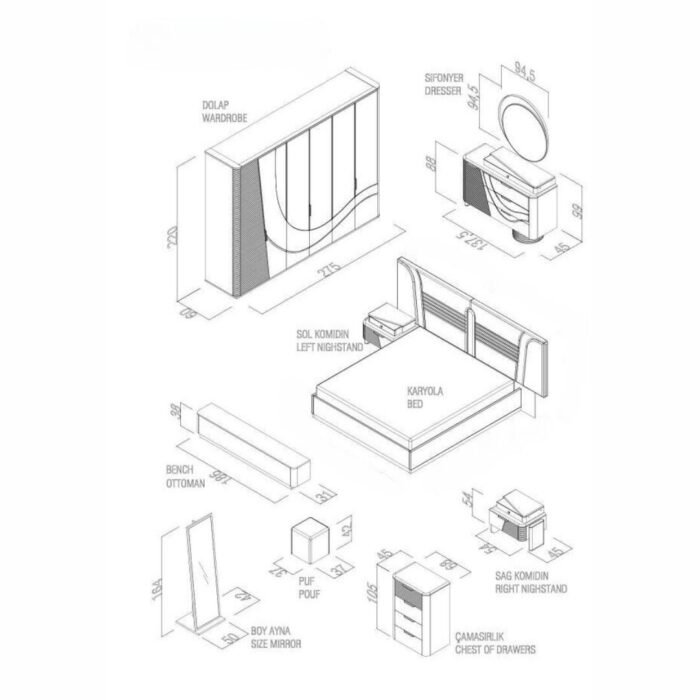 VENTILO BEDROOM SET - Image 5