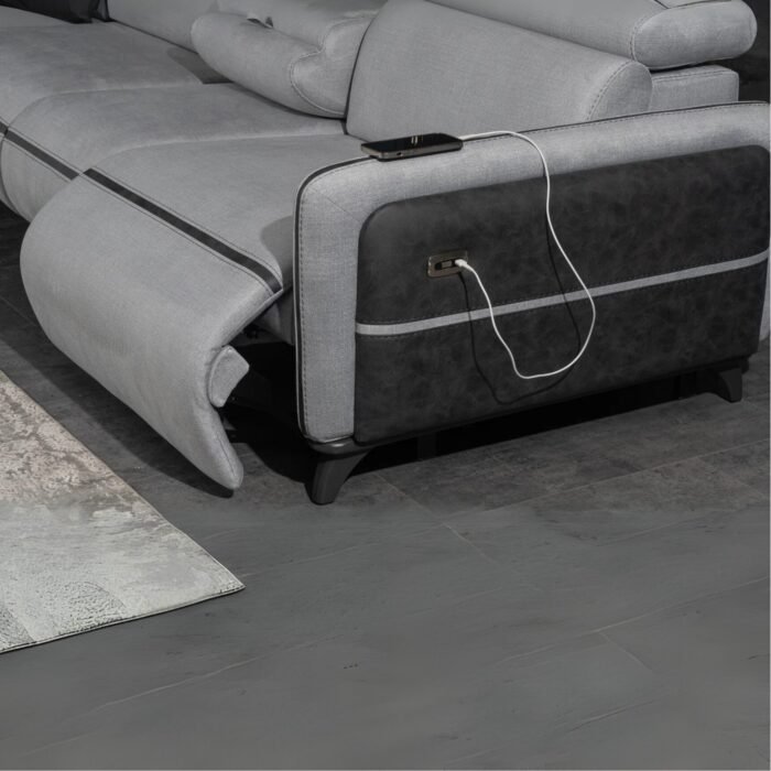 NEXUS RECLINER SECTIONAL SOFA WITH SOUND SYSTEM - Image 4