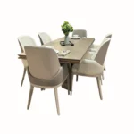 LORENZO FABRIC DINING CHAIR - Image 5