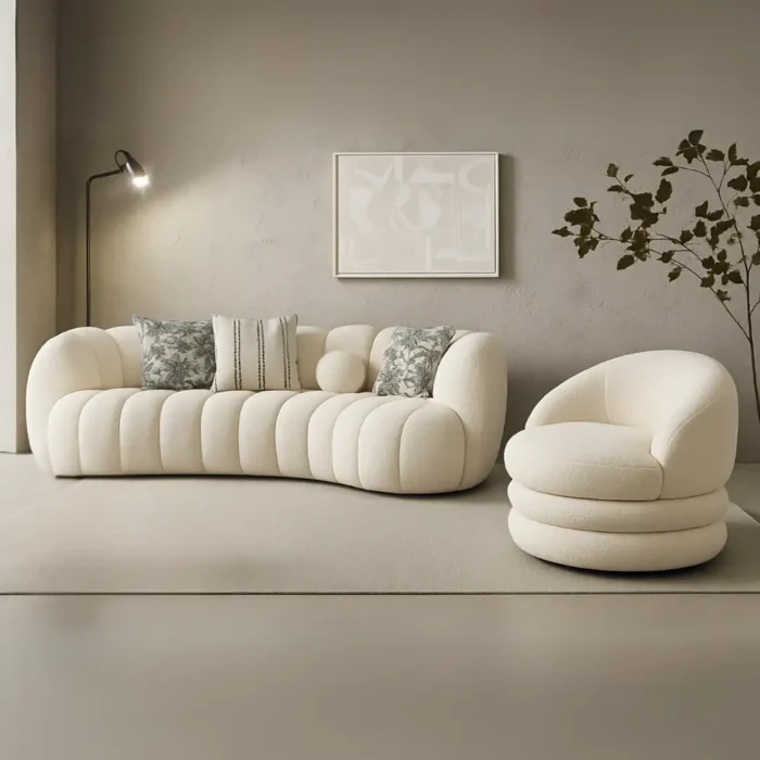 ZARA 2-PCS CURVE SOFA - Image 2