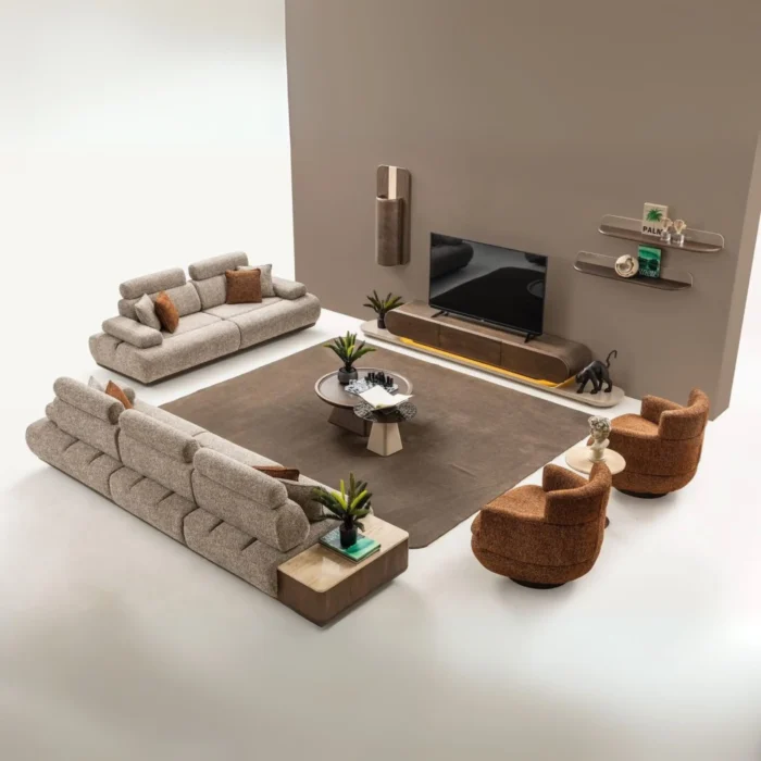 FLY ADJUSTABLE SOFA WITH SIDE TABLE - Image 3