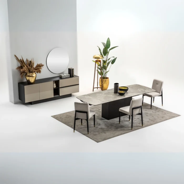 LEO ADJUSTABLE DINING TABLE - Image 11