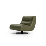 LEO LEATHER ACCENT CHAIR