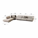 MILA MODULAR SECTIONAL SOFA - Image 3