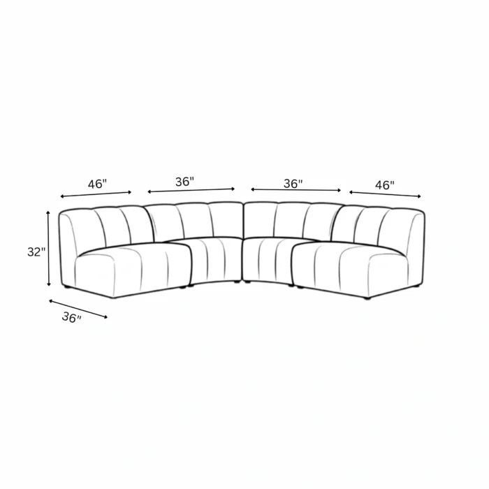 TEO6 TEO MODULAR ADJUSTABLE SECTIONAL SOFA - Image 3