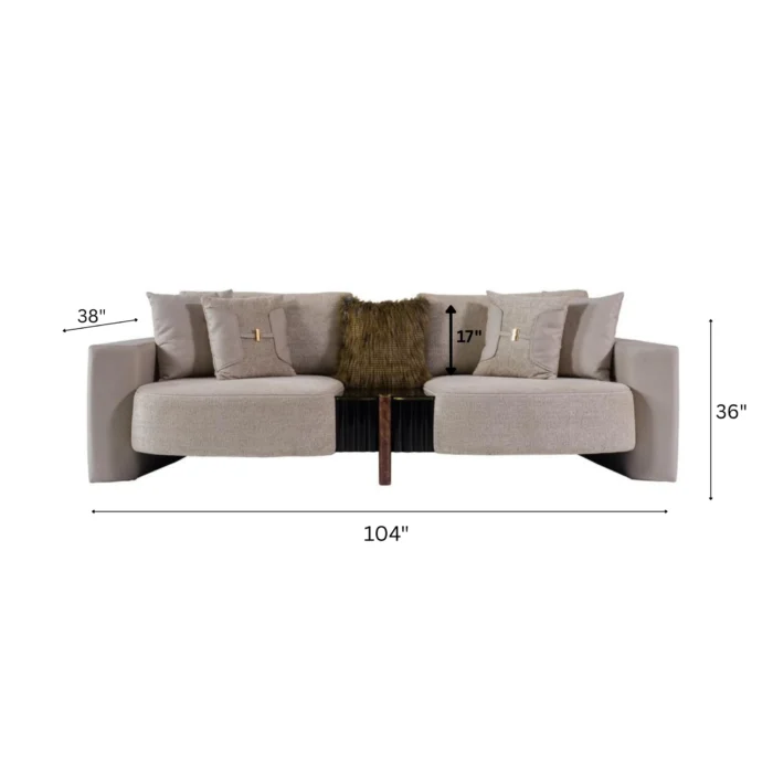 FLORANSA MODULAR SOFA WITH MIDDLE TABLE - Image 7