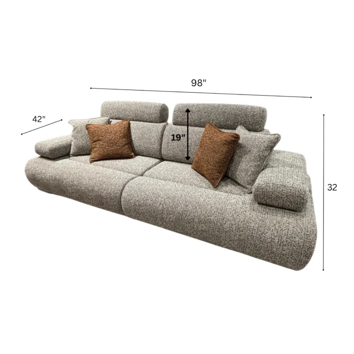 FLY ADJUSTABLE SOFA WITH TWO ARMS - Image 5