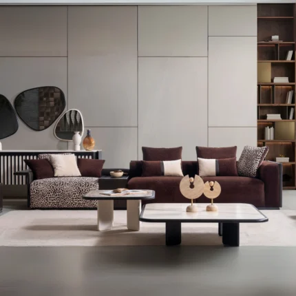 PUZZLE MODULAR SOFA WITH MIDDLE TABLE