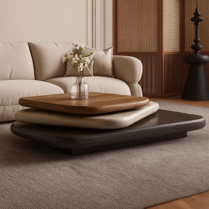 HARMOONY (2) HARMOONY DUAL SWIVEL COFFEE TABLE - Image 2
