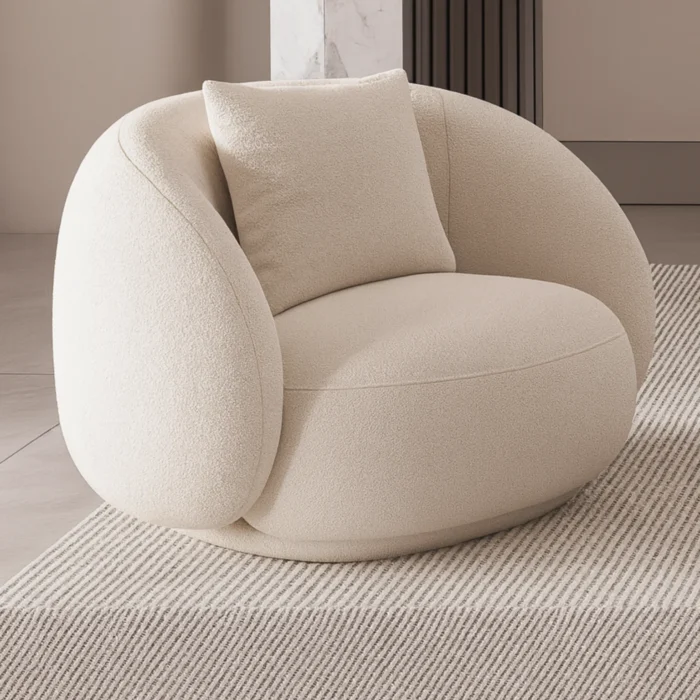CELINE (1) CELINE SWIVEL ACCENT CHAIR - Image 2