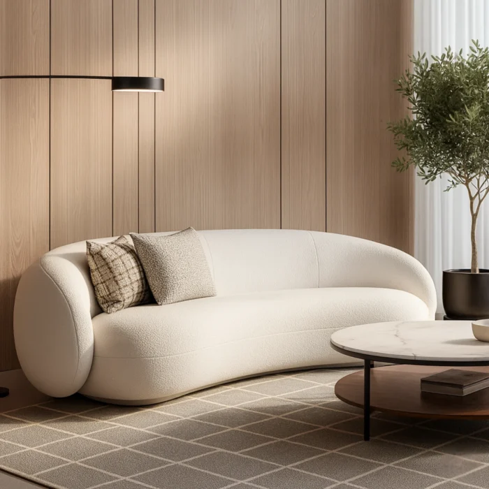 CELINE (13) CELINE CURVED LOVESEAT - Image 11
