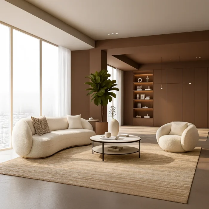 CELINE (3) CELINE CURVED LOVESEAT - Image 9