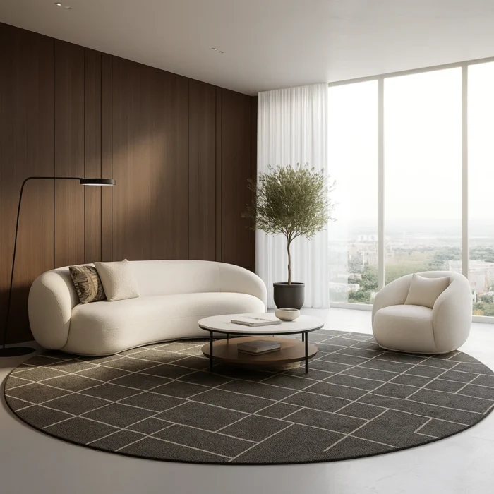 CELINE (9) CELINE CURVED LOVESEAT - Image 3
