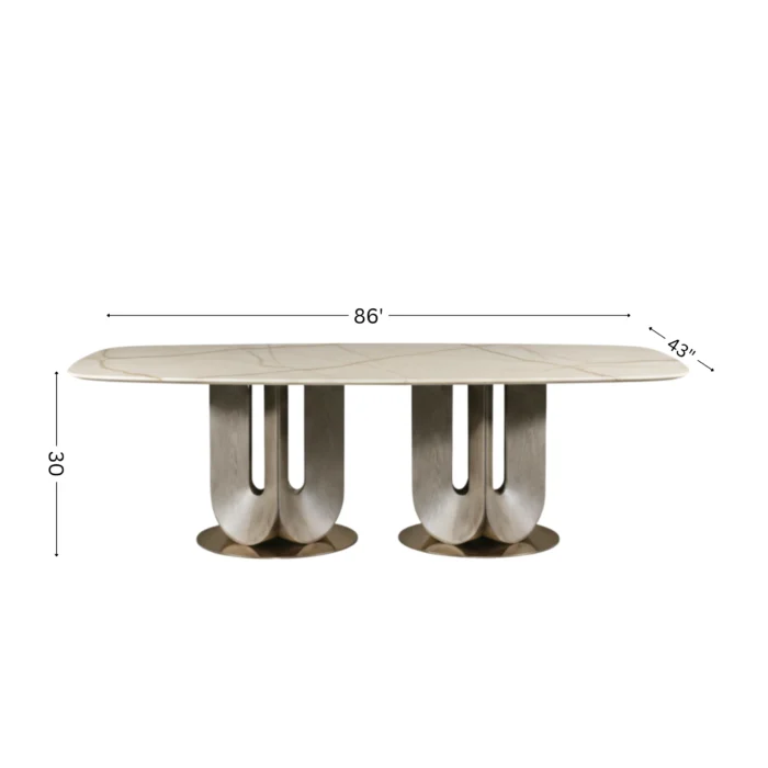 NOVA (8) NOVA DINING TABLE - Image 6