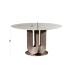 NOVA ROUND DINING TABLE - Image 5