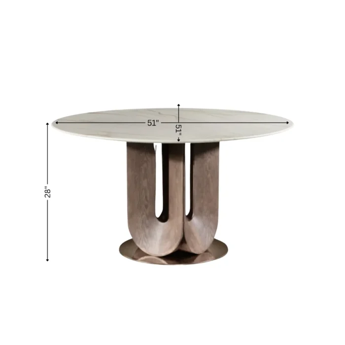 nova-size NOVA ROUND DINING TABLE - Image 5