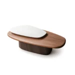 VELORA TABLE WITH SWIVEL MARBLE TOP - Image 3
