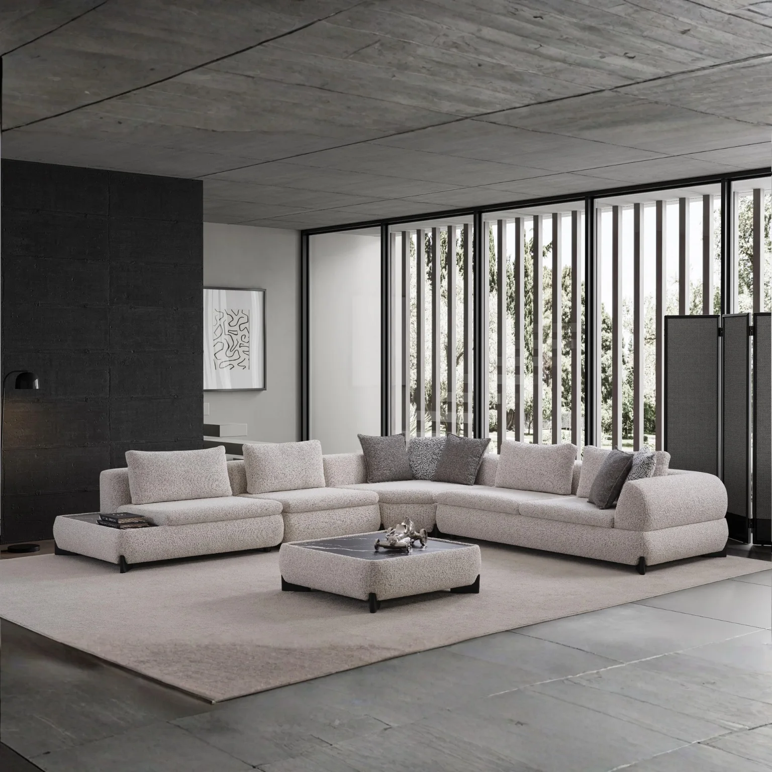 AURA (18) AURA MODULAR RECLINING SECTIONAL SOFA - Image 1