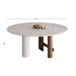 AMBERA ROUND DINING TABLE - Image 6