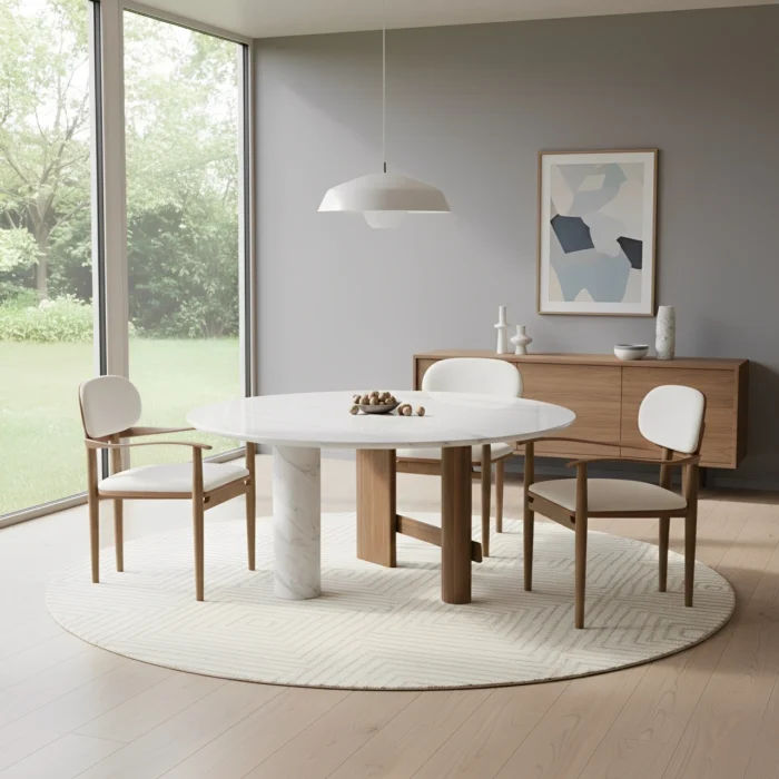 AMBERA ROUND DINING TABLE - Image 5