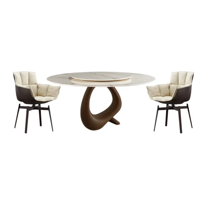 MOONICA ROUND DINING TABLE - Image 5