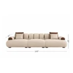 Melanie 3-Piece Modular Adjustable Sofa - Image 12