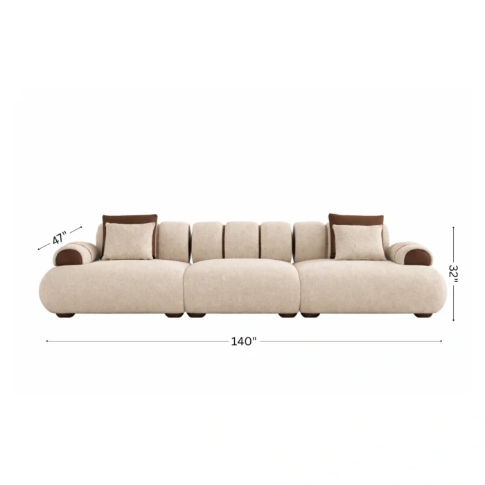 Melanie 3-Piece Modular Adjustable Sofa - Image 12