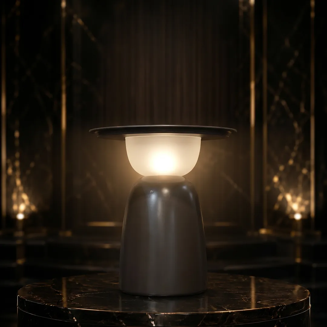 Decorative-Accessorie (11) Eclipse Disc Table Lamp - Image 1