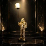 Pierrot Lantern Figurine Lamp