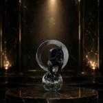 Eclipse Glass Figure Sculpture