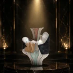 Cubist Muse Face Vase