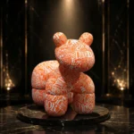 Doodle Bear Duo Coral
