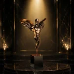 Icarus Winged Bronze Figure