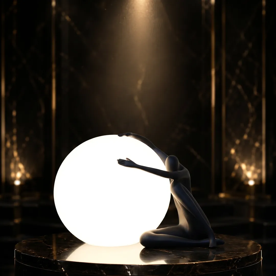 Decorative-Accessorie (32) Reach for the Moon Lamp - Image 1