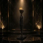 Orb Bearer Figure Sculpture