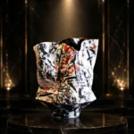 Splatter Crush Art Vase