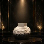 Frostpeak Textured Vase