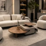 NOVA Rotating Lift-Top Coffee Table with Storage - Image 4