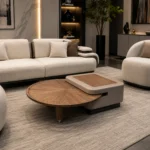 NOVA Rotating Lift-Top Coffee Table with Storage - Image 2