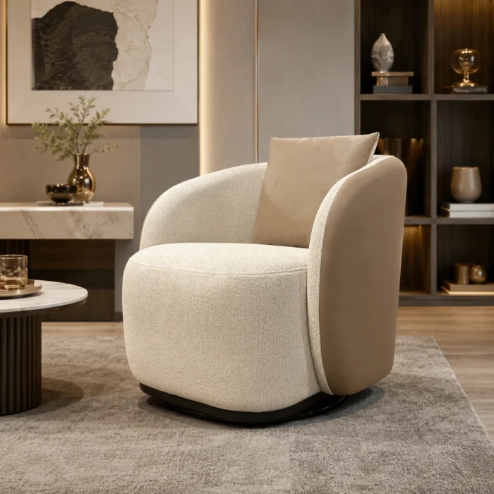 NEMO SWIVEL ACCENT CHAIR - Image 2